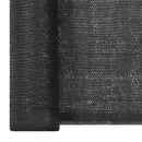 vidaXL belátásgátló háló, HDPE, 2 x 10 m, fekete