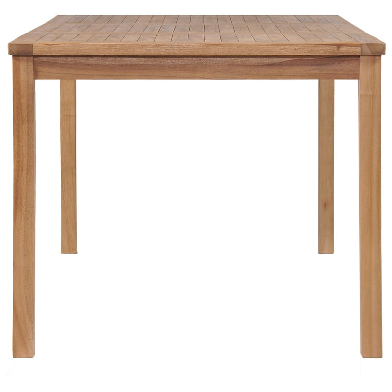 vidaXL tömör tíkfa kerti asztal 150 x 90 x 77 cm