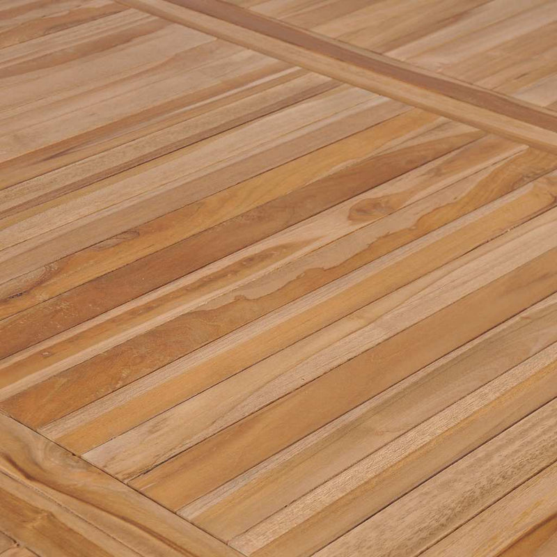 vidaXL tömör tíkfa kerti asztal 200 x 100 x 77 cm