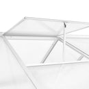 vidaXL alumínium melegház 302 x 190 x 195 cm 11,19 m³