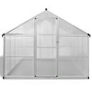 vidaXL alumínium melegház 481 x 250 x 195 cm 23,44 m³