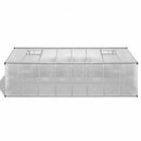 vidaXL alumínium melegház 481 x 250 x 195 cm 23,44 m³