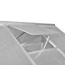 vidaXL alumínium melegház 481 x 250 x 195 cm 23,44 m³