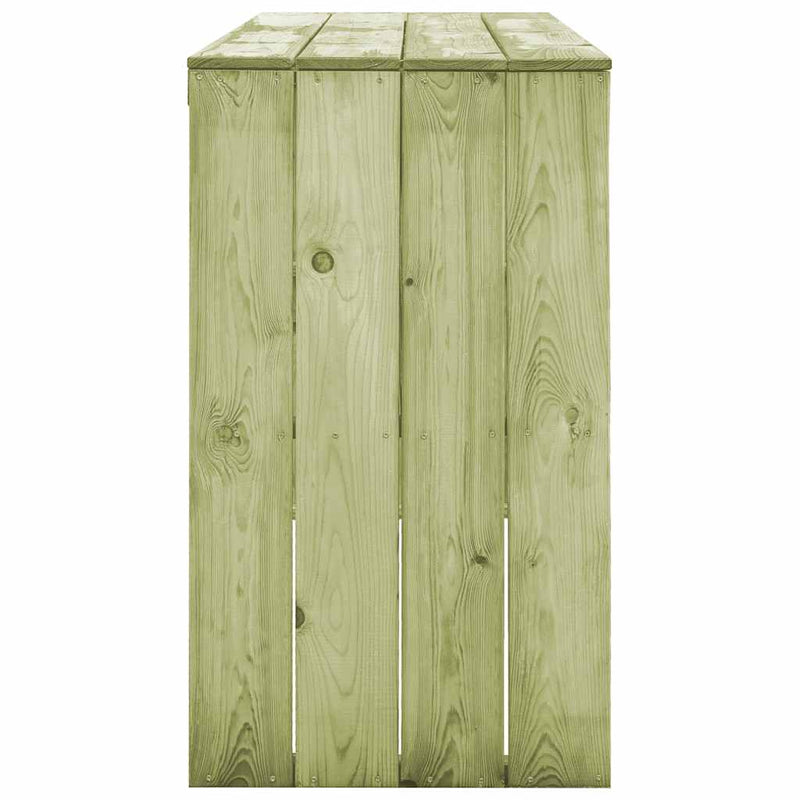 vidaXL impregnált fenyőfa bárasztal 170 x 60 x 110 cm