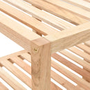 vidaXL tömör diófa fürdőszobapolc 100 x 40 x 65 cm