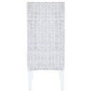 vidaXL 6 db világosbarna Kubu rattan és mangófa étkezőszék