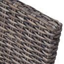 vidaXL 6 db barna Kubu rattan és mangófa étkezőszék