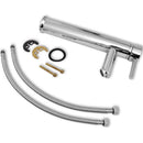 vidaXL kerek fehér fürdőszobai kerámia mosdókagyló keverőcsappal