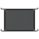 vidaXL fekete textilén magasított kutyaágy L