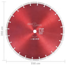vidaXL gyémánt vágókorong acéllal 350 mm