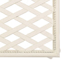 vidaXL fehér antik fém kerti pad 128 cm