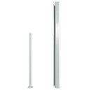 vidaXL fekete behúzható oldalsó napellenző 160 x 500 cm