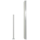 vidaXL krémszínű behúzható oldalsó napellenző 160 x 500 cm