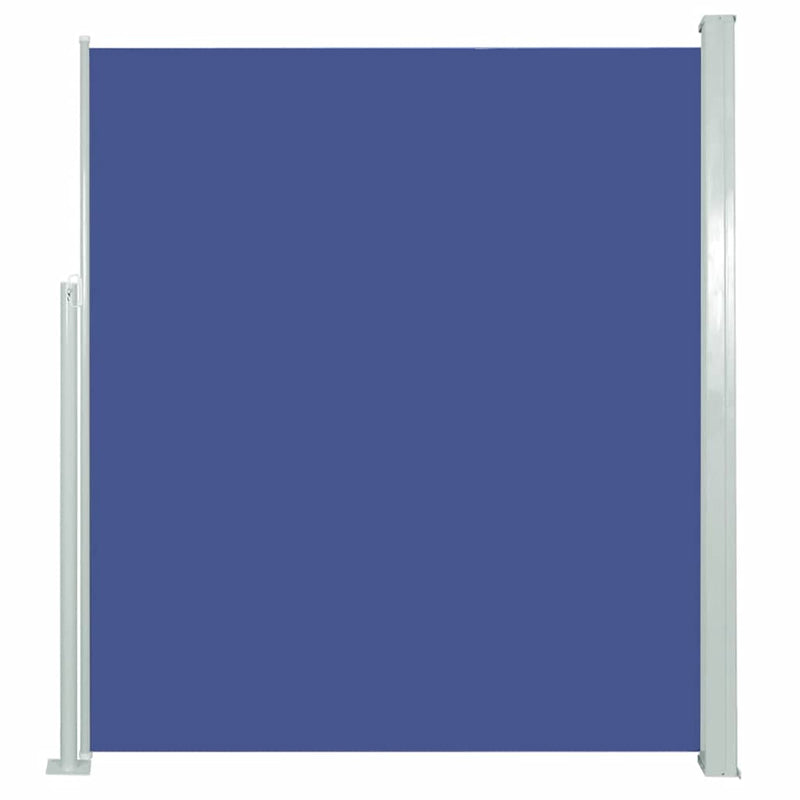vidaXL kék behúzható oldalsó napellenző 160 x 500 cm