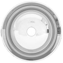 vidaXL ezüstszínű kerámia mosdókagyló 28 x 10 cm