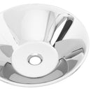 vidaXL ezüstszínű kerámia mosdókagyló 42 x 14 cm