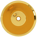 vidaXL aranyszínű kerámia mosdókagyló 42 x 14 cm