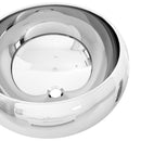 vidaXL ezüstszínű kerámia mosdókagyló 40 x 15 cm