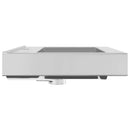 vidaXL ezüstszínű kerámia mosdókagyló túlfolyóval 60 x 46 x 16 cm