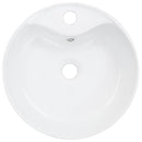 vidaXL fehér kerámia mosdókagyló túlfolyóval 36 x 13  cm