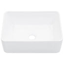 vidaXL fehér kerámia mosdókagyló 40 x 30 x 13 cm