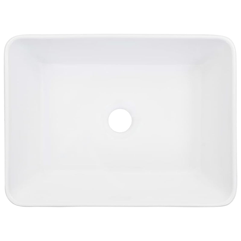vidaXL fehér kerámia mosdókagyló 40 x 30 x 13 cm