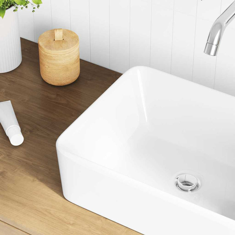 vidaXL fehér kerámia mosdókagyló 40 x 30 x 13 cm