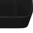 vidaXL fekete kerámia mosdókagyló 40 x 30 x 13 cm