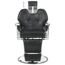 vidaXL fekete műbőr fodrászszék 72 x 68 x 98 cm