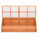 vidaXL fa melegház 180 x 57 x 62 cm