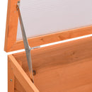 vidaXL fa melegház 180 x 57 x 62 cm