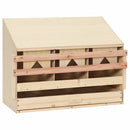 vidaXL 3 rekeszes tömör fenyőfa tyúk fészkelő 72 x 33 x 54 cm