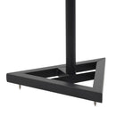 vidaXL 2 darab fekete acél stúdió monitorhangfal állvány
