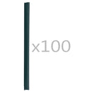 vidaXL 100 darab zöld PVC kerítés tekercs rögzítő
