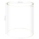 vidaXL üveghenger hot-dog melegítőnek 200 x 240 mm