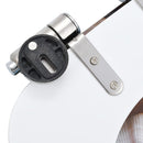 vidaXL lassan csukódó kagylómintás MDF WC-ülőke