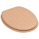 vidaXL bambuszmintás MDF WC ülőke