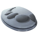 vidaXL kőmintás MDF WC-ülőke lassan csukódó fedéllel