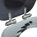 vidaXL kőmintás MDF WC-ülőke lassan csukódó fedéllel