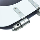 vidaXL kőmintás MDF WC-ülőke lassan csukódó fedéllel