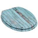 vidaXL öreg famintás MDF WC-ülőke lassan csukódó fedéllel