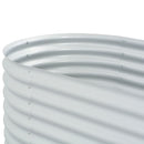 vidaXL ezüstszínű horganyzott acél kerti magaságyás 320 x 80 x 81 cm