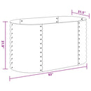 vidaXL ezüstszínű horganyzott acél kerti magaságyás 160 x 80 x 81 cm