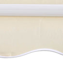 vidaXL feltekerhető motoros napellenző, krémszínű, 400 cm