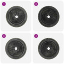 vidaXL fekete márvány mosdókagyló 40 x 12 cm