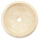 vidaXL krémszínű márvány mosdókagyló 40 x 12 cm