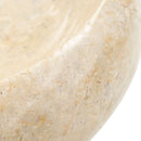 vidaXL krémszínű márvány mosdókagyló 40 x 12 cm