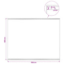 vidaXL fehér takaróponyva 260 g/m² 4 x 5 m
