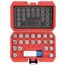 vidaXL 21 darabos felnizár-foglalat készlet BMW-hez