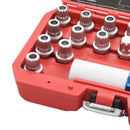 vidaXL 21 darabos felnizár-foglalat készlet BMW-hez